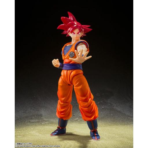 Figura Dragon Ball Super Son Goku Super Saiyan God  SH Figuarts 14 cm