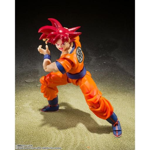 Figura Dragon Ball Super Son Goku Super Saiyan God  SH Figuarts 14 cm [3]