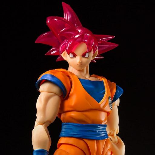 Figura Dragon Ball Z Son Goku SS God Exclusiva S.H. Figuarts 14 cm [1]