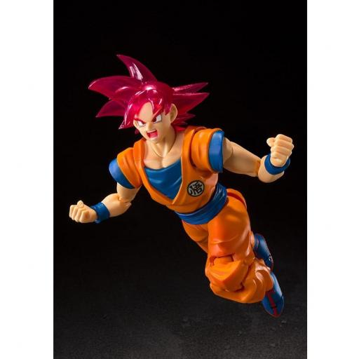 Figura Dragon Ball Z Son Goku SS God Exclusiva S.H. Figuarts 14 cm [2]