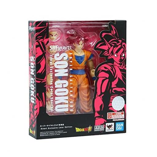 Figura Dragon Ball Z Son Goku SS God Exclusiva S.H. Figuarts 14 cm [3]