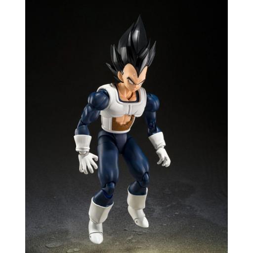 Figura Dragon Ball Z Vegeta Old Battle Clothes S.H. Figuarts 14 cm [4]