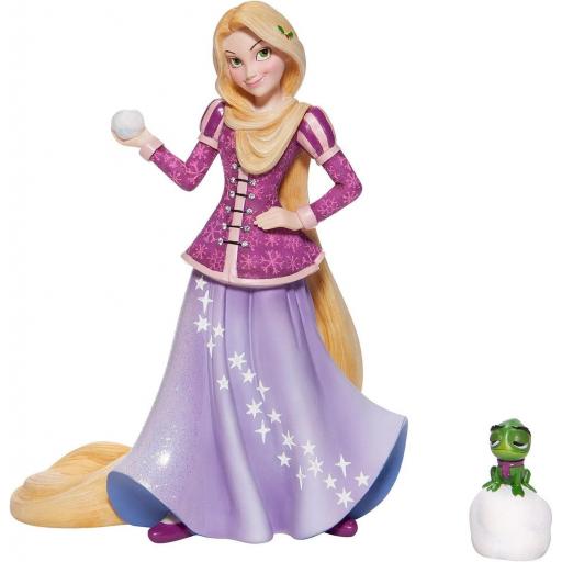 Figura Enredados Rapunzel & Pascal Navidad Disney Enesco 21 cm