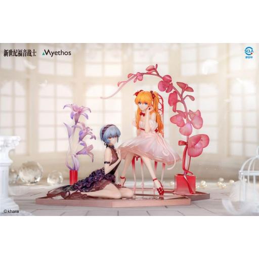 Figuras Set Evangelion Asuka Langley & Rei Ayanami Whisper of Flower 22 cm [1]