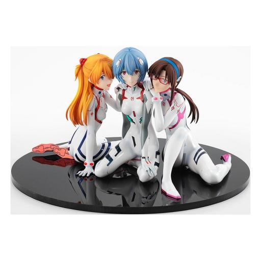 Figura Evangelion Thrice Upon a Time Asuka Rei Mari Newtype Cover Ver. 12 cm
