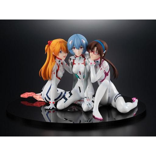 Figura Evangelion Thrice Upon a Time Asuka Rei Mari Newtype Cover Ver. 12 cm [1]