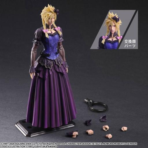 Figura Final Fantasy VII Remake Cloud Strife Dress Ver. Play Arts Kai 28 cm [6]