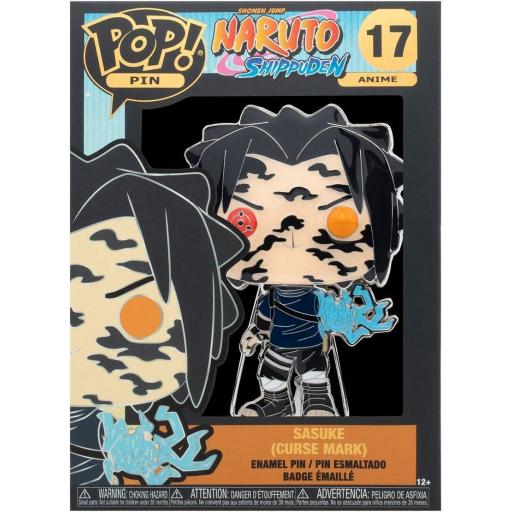 Figura Funko Pop! Pin Naruto Shippuden Sasuke maldito 9 cm [1]