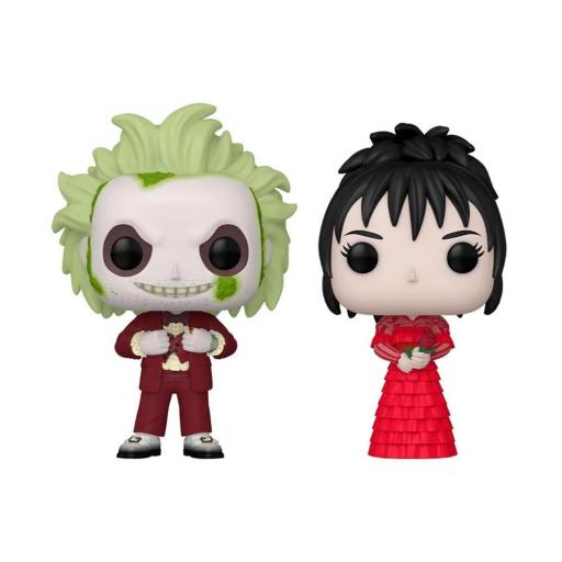 Pack 2 Figuras Funko Pop! Beetlejuice Beetlejuice: Beetlejuice y Lydia Deetz 9 cm