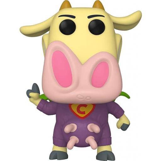 Figura Funko Pop! Cartoon Network Vaca y Pollo: Vaca Superhéroe 9 cm
