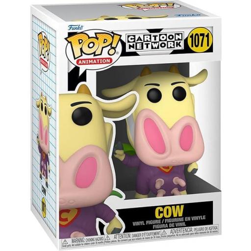 Figura Funko Pop! Cartoon Network Vaca y Pollo: Vaca Superhéroe 9 cm [2]