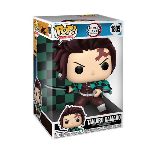 Figura Funko Pop! Demon Slayer Tanjiro Kamado Jumbo 25 cm [1]
