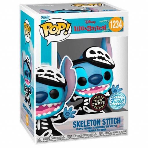 Figura Funko Pop! Disney Lilo & Skeleton Stitch Chase 9 cm [2]