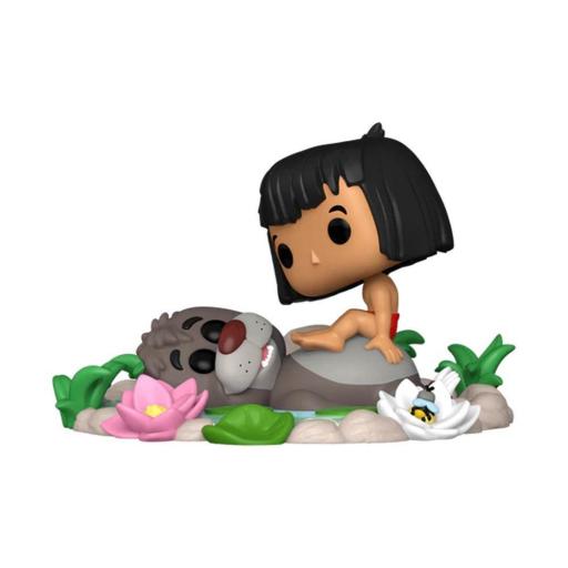 Figura Funko Pop! El Libro de la Selva Baloo y Mowgli 9 cm
