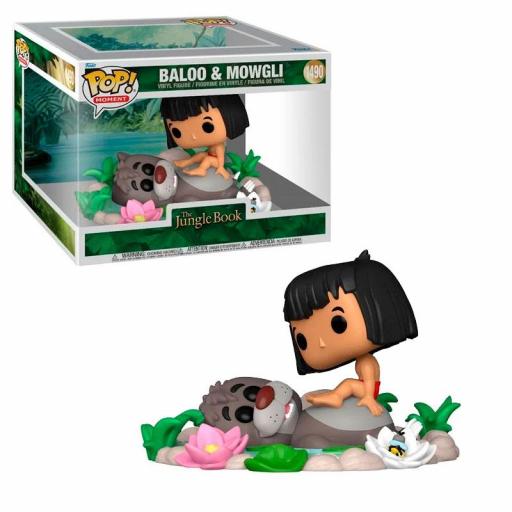Figura Funko Pop! El Libro de la Selva Baloo y Mowgli 9 cm [1]
