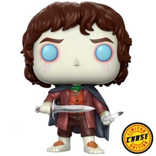 Figura Funko Pop! El Señor de los Anillos Frodo Baggins (Chase Aleatorio) 9 cm [2]