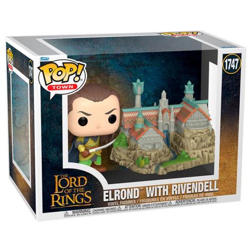 Figura Funko Pop! El Señor de los Anillos Lord Elrond with Rivendell 9 cm [3]