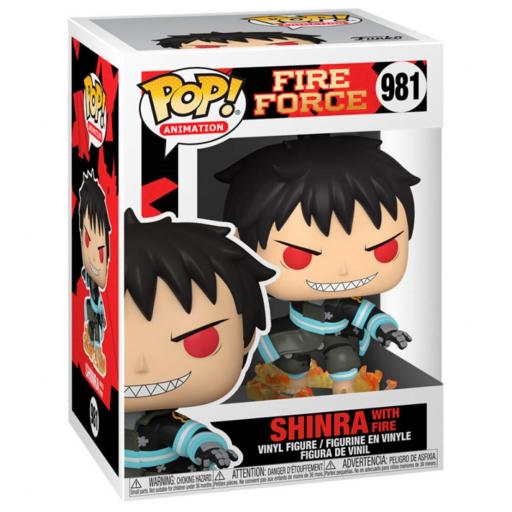 Figura Funko Pop! Fire Force Shinra Kusakabe Fuego 9 cm [1]