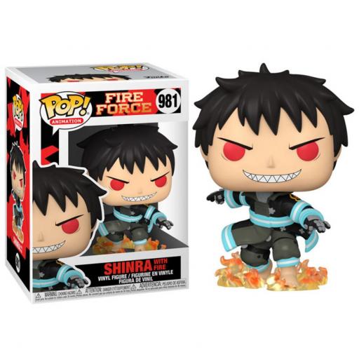 Figura Funko Pop! Fire Force Shinra Kusakabe Fuego 9 cm [2]