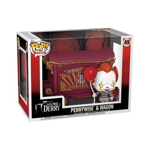 Figura Funko Pop! IT Welcome to Derry Pennywise y vagón 9 cm [1]