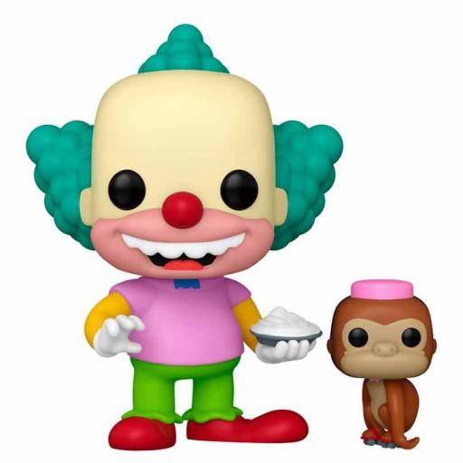 Figura Funko Pop! Los Simpsons Krusty with Mr. Teeny 9 cm