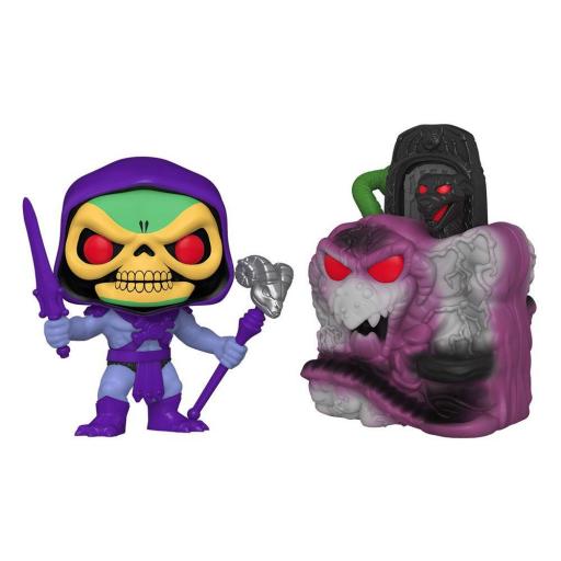 Figura Funko Pop! Town Masters of the Universe Snake Mountain with Skeletor 9 cm [1]