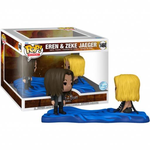 Figura Funko Pop! Moment Attack on Titan Eren y Zeke edición especial 9 cm