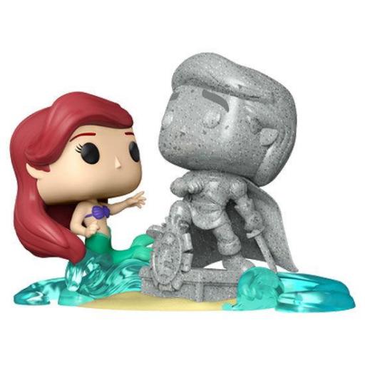 Figura Funko Pop! Moments La Sirenita Ariel con estatua Eric 10 cm