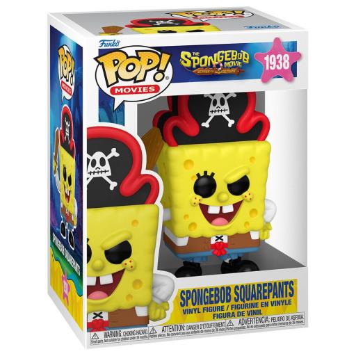 Figura Funko Pop! Movies Bob Esponja Bob Pirata 9 cm [3]