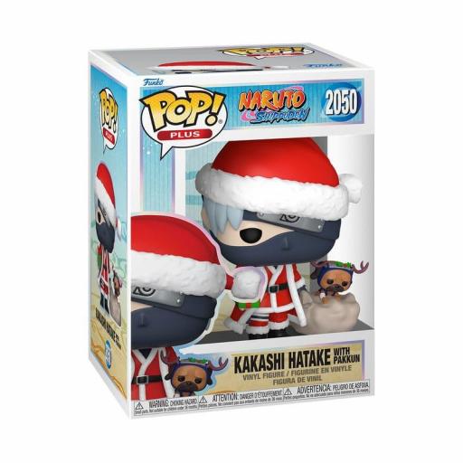 Figura Funko Pop! Naruto Shippuden Kakashi & Pakkun Holidays 9 cm [1]
