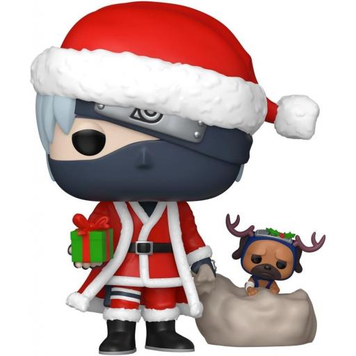 Figura Funko Pop! Naruto Shippuden Kakashi & Pakkun Holidays 9 cm [2]