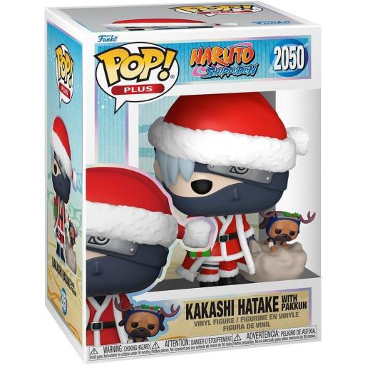 Figura Funko Pop! Naruto Shippuden Kakashi & Pakkun Holidays 9 cm [3]