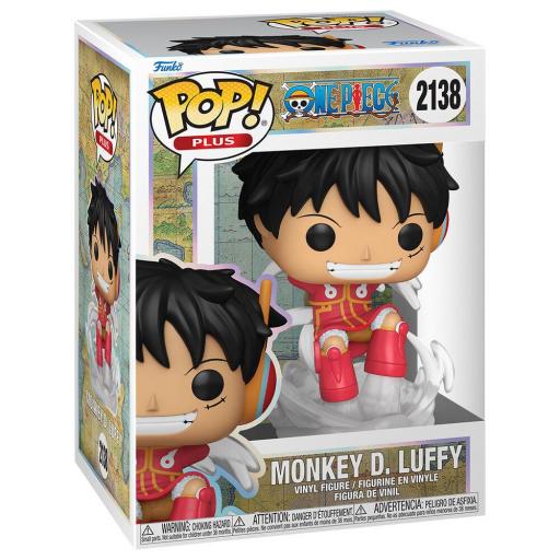 Figura Funko Pop! Plus One Piece Monkey D. Luffy Egghead 9 cm [3]