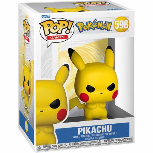 Figura Funko Pop! Pokemon Pikachu enfadado 9 cm [2]