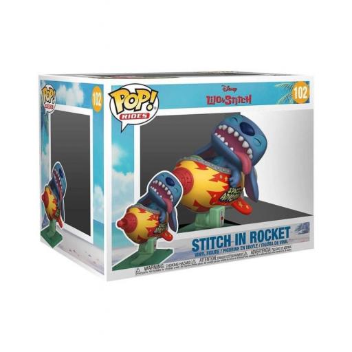 Figura Funko Pop! Rides Stitch en cohete 15 cm [2]