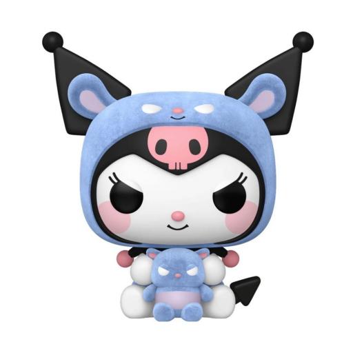 Figura Funko Pop! Sanrio Kuromi como Baku Flocked 9 cm