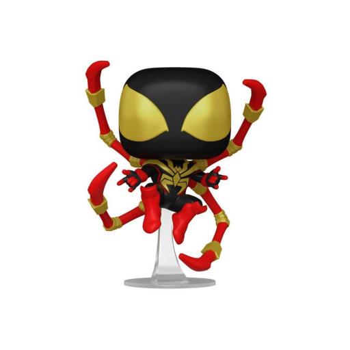 Figura Funko Pop! Spider-Man Miles Morales Iron Spider (Chase Aleatorio) 9 cm [1]