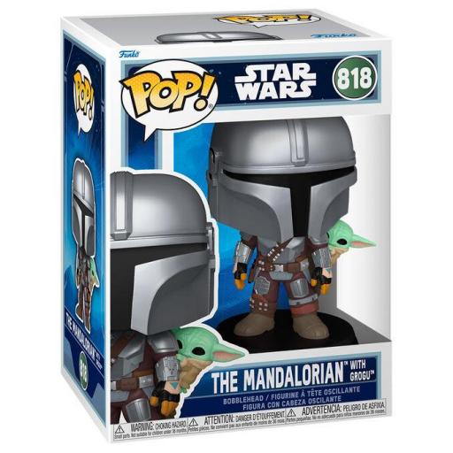 Figura Funko Pop! Star Wars The Mandalorian & Grogu a la Espalda 9 cm [3]
