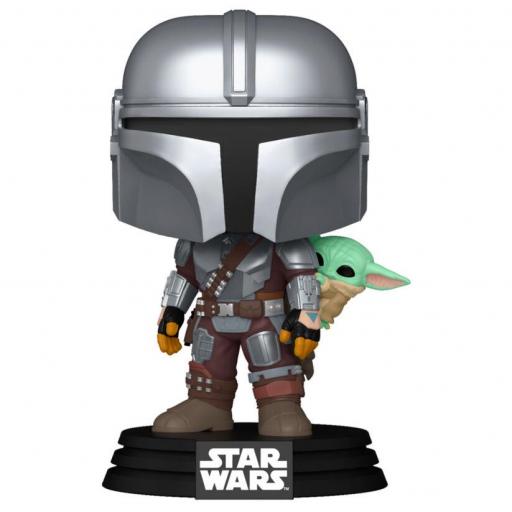 Figura Funko Pop! Star Wars The Mandalorian & Grogu a la Espalda 9 cm [2]