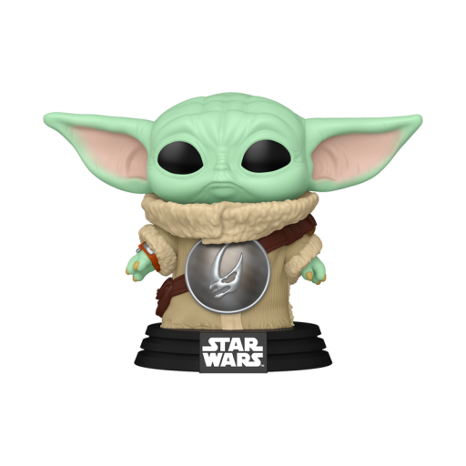 Figura Funko Pop! Star Wars The Mandalorian Grogu with Mudhorn Chest Armor 9 cm [0]
