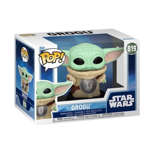 Figura Funko Pop! Star Wars The Mandalorian Grogu with Mudhorn Chest Armor 9 cm [1]