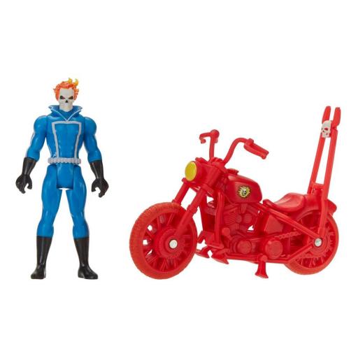 Figura Ghost Rider con moto Marvel Legends Retro Hasbro 10 cm [3]