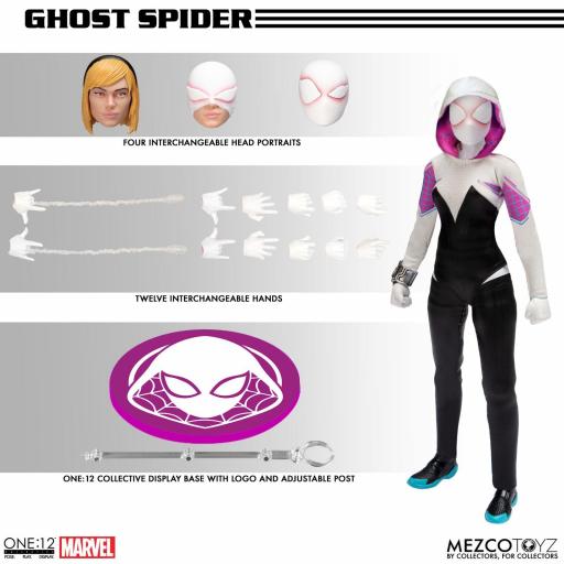 Figura Ghost Spider Marvel Mezco Toyz 16 cm [4]