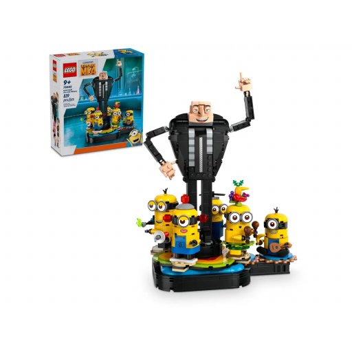 Figura Gru Minions Set construcción Niños LEGO 28 cm