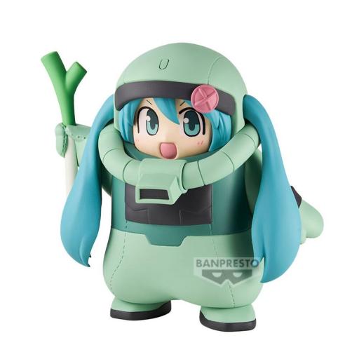 Figura Hatsune Miku 45th Anniversary Mobile Suit Gundam Banpresto 15 cm