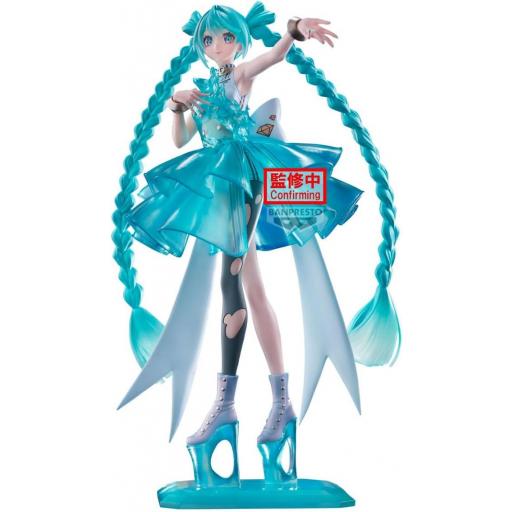 Figura Hatsune Miku Evolve Clearluxe Emerald Gem Banpresto 28 cm [0]