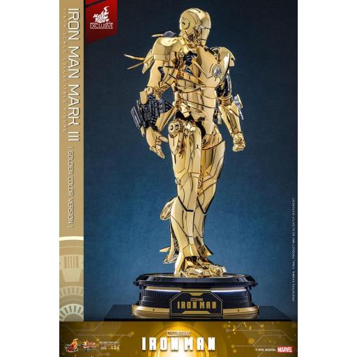 Figura Iron Man Mark III Gold Version Exclusive Marvel Hot Toys 33 cm [2]