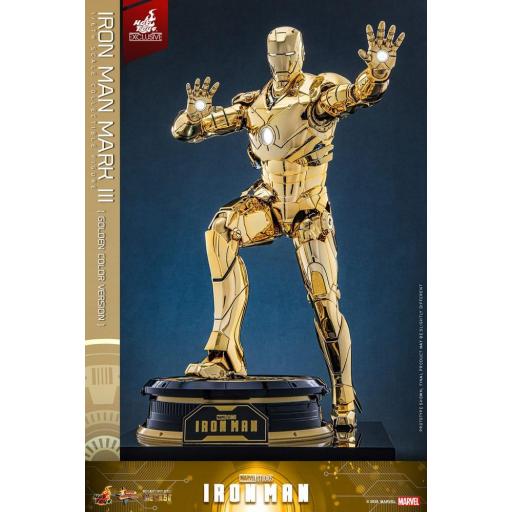 Figura Iron Man Mark III Gold Version Exclusive Marvel Hot Toys 33 cm [0]