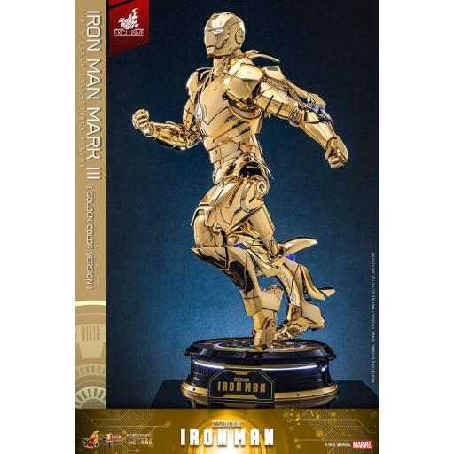Figura Iron Man Mark III Gold Version Exclusive Marvel Hot Toys 33 cm [3]