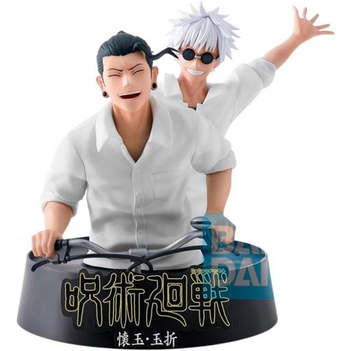 Figura Jujutsu Kaisen Satoru Gojo y Suguru Geto Ichibansho Banpresto 16 cm